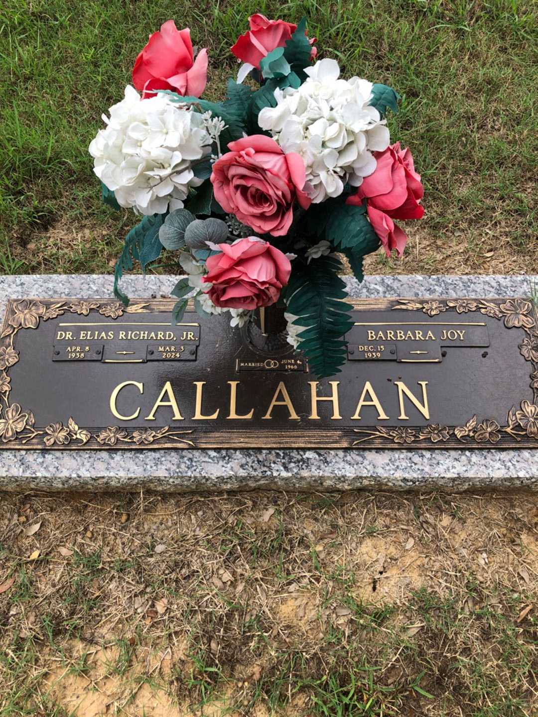 Elias Richard "Dick" Callahan's grave. Photo 2