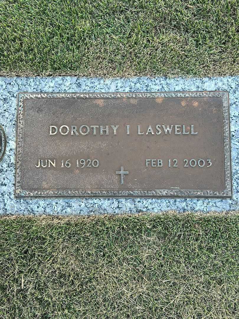 Dorothy I. Laswell's grave. Photo 3