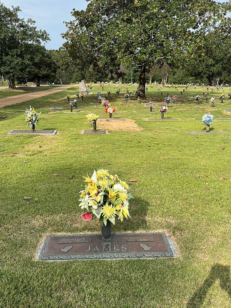 Charles R. James's grave. Photo 2