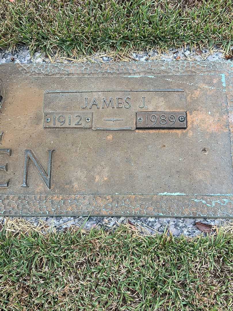 James J. Allen's grave. Photo 3