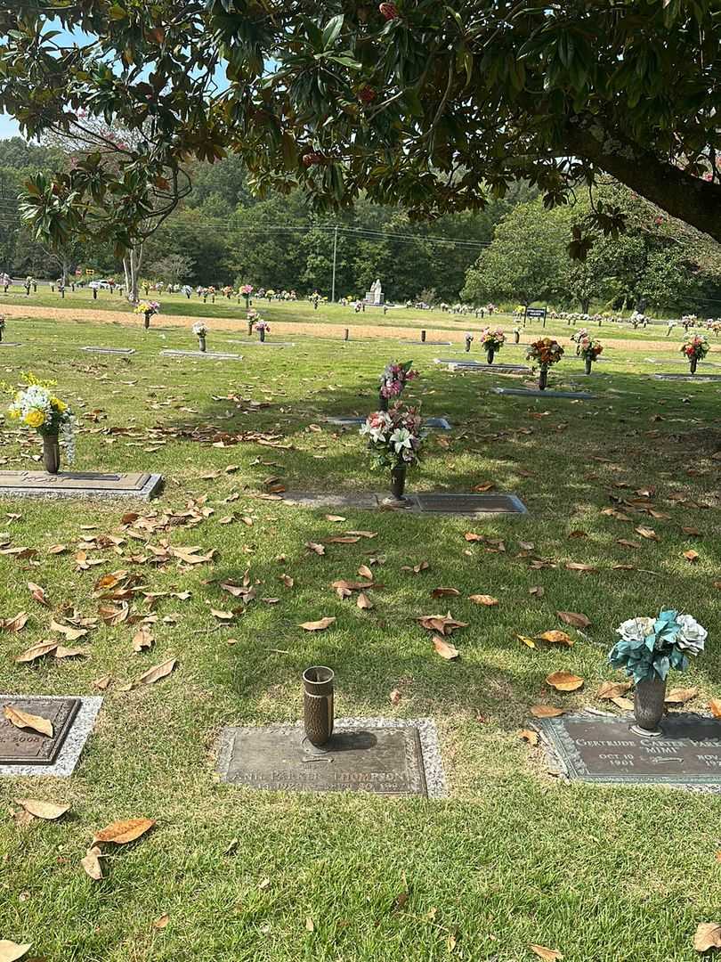 Ann Parker Thompson's grave. Photo 2