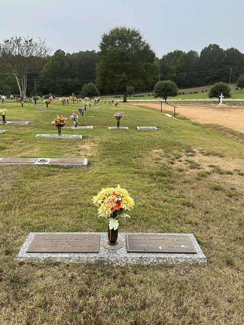 Lorene Garrison Martin's grave. Photo 2