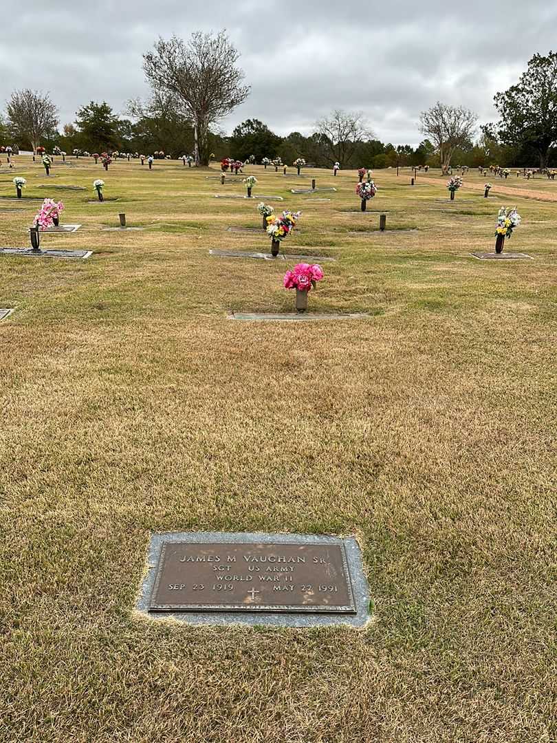 James M. Vaughan Senior's grave. Photo 2