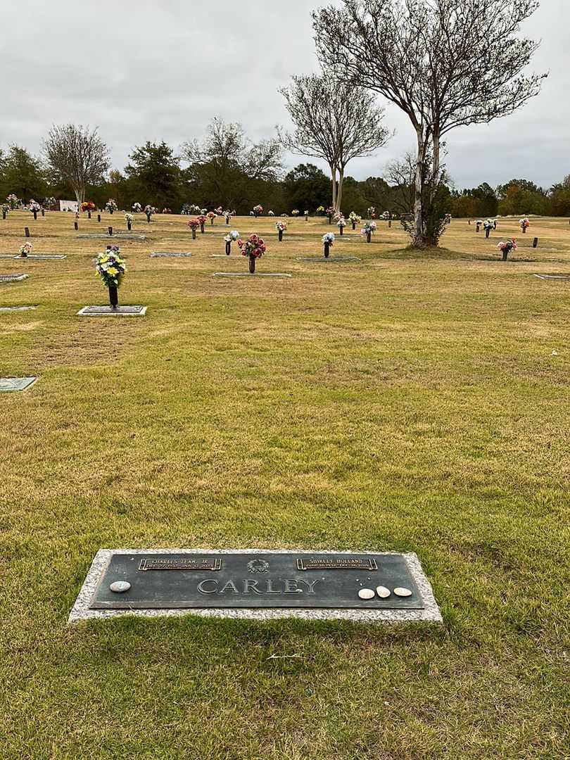 Charles Team Carley Junior's grave. Photo 2