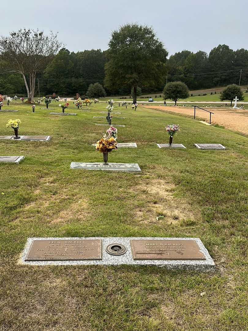 Cecil Rackley's grave. Photo 2