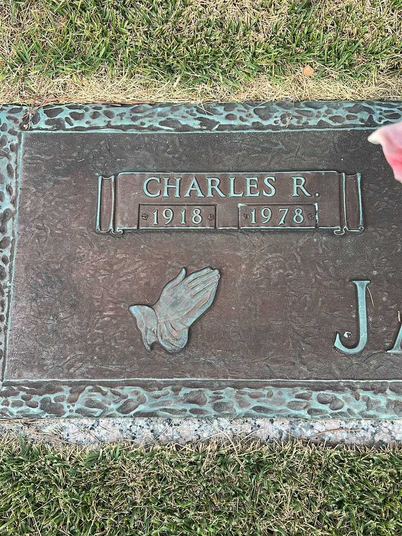 Charles R. James's grave. Photo 3