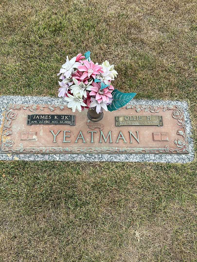 James K. "J. K." Yeatman Junior's grave. Photo 1