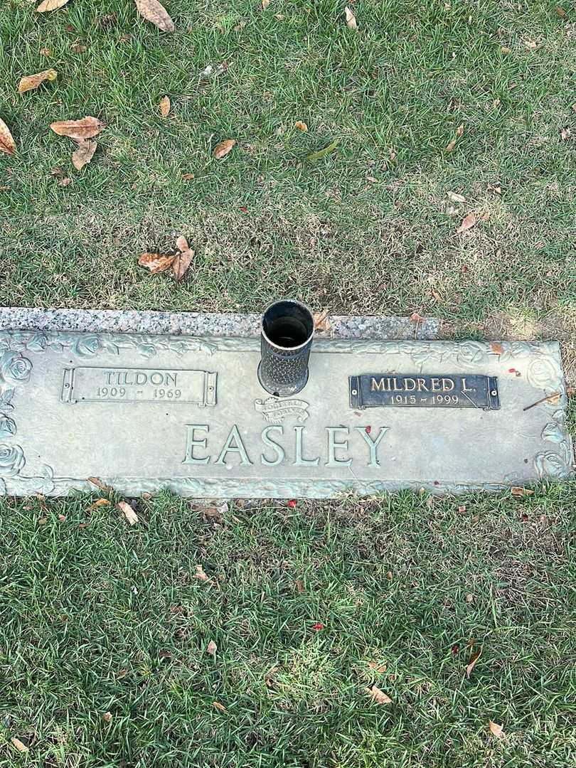 Tildon Easley's grave. Photo 1