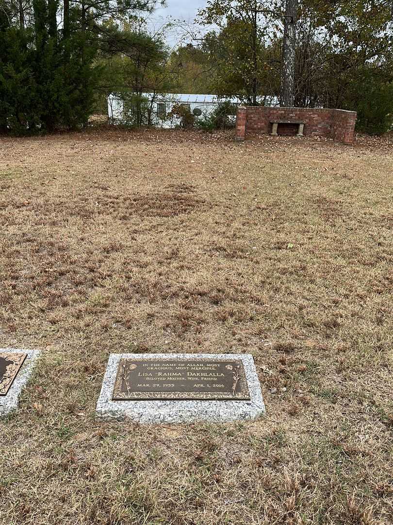 Lisa "Rahma" Dakhlalla's grave. Photo 2