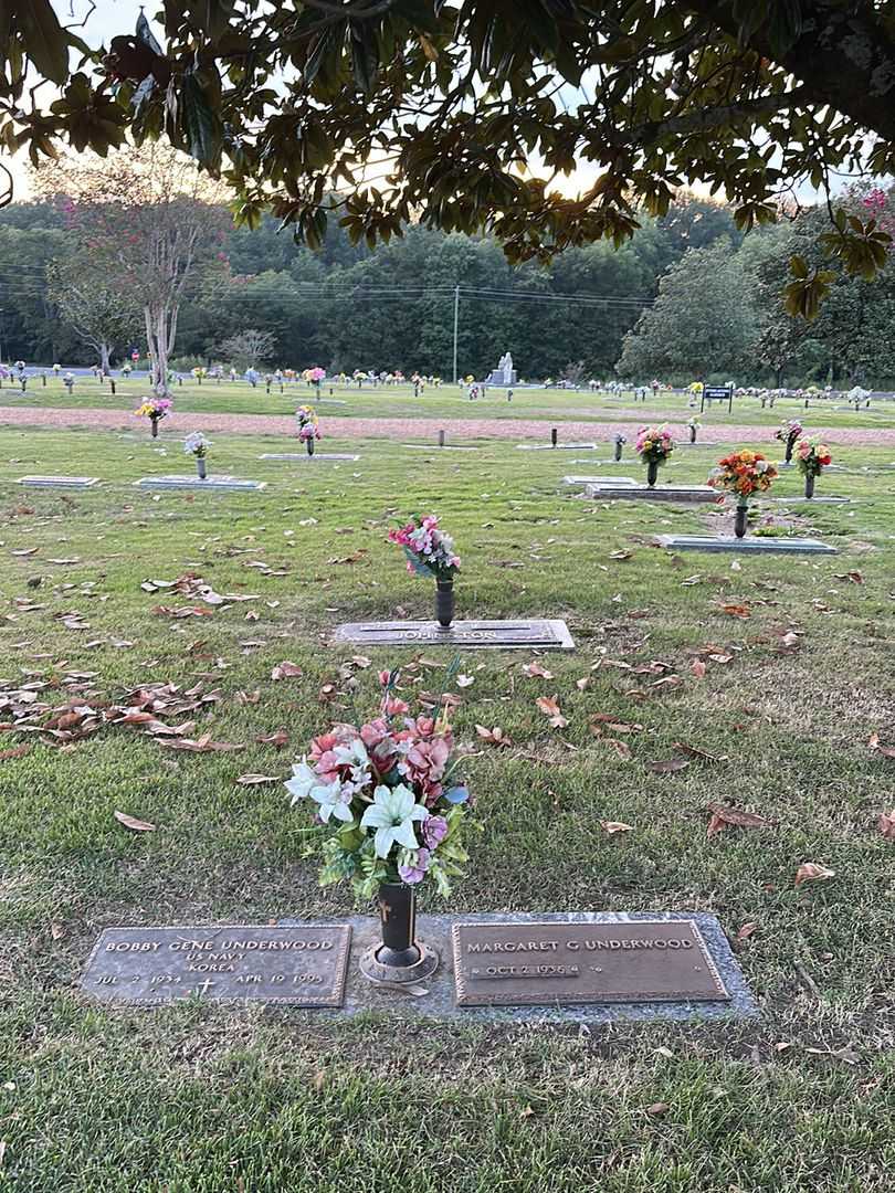 Bobby Gene Underwood's grave. Photo 2