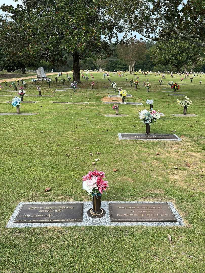 William B. "Billy" Sadler Third's grave. Photo 2