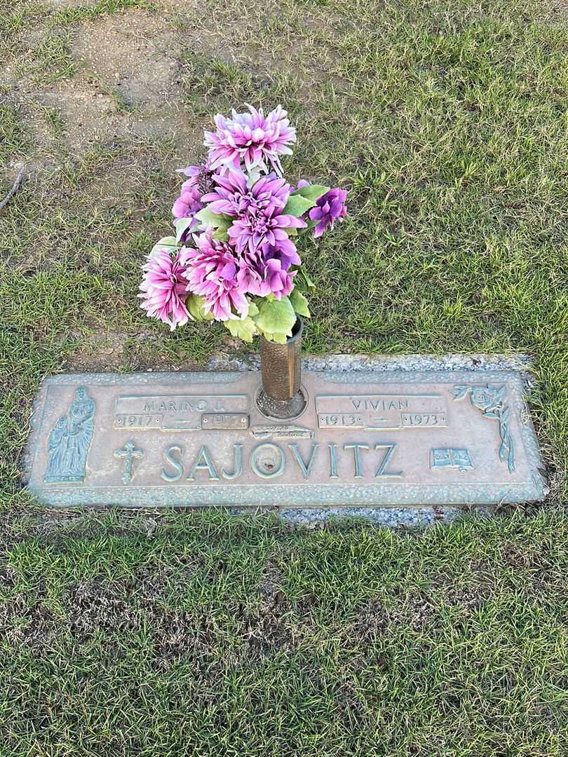 Marino J. Sajovitz's grave. Photo 1