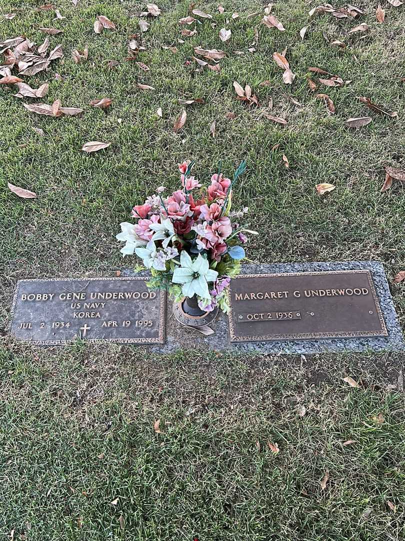 Bobby Gene Underwood's grave. Photo 1