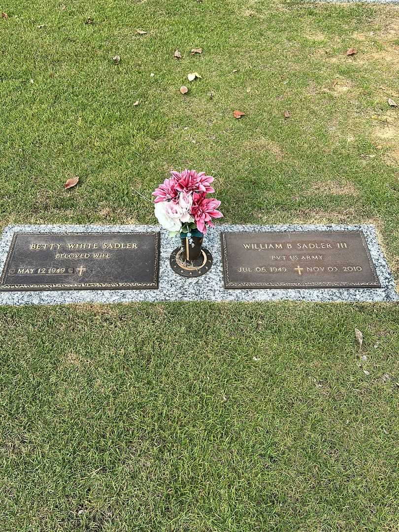 William B. "Billy" Sadler Third's grave. Photo 1