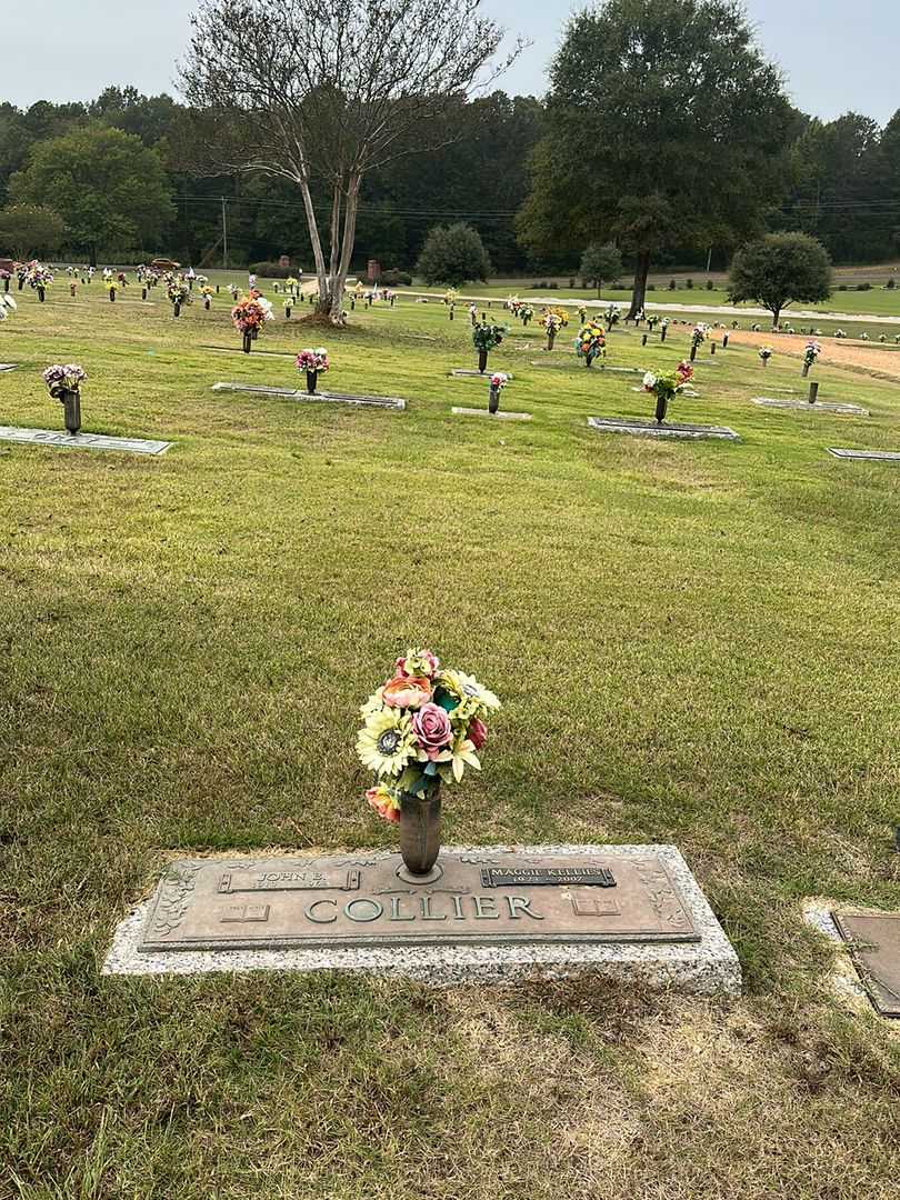 Maggie Kellies Collier's grave. Photo 2