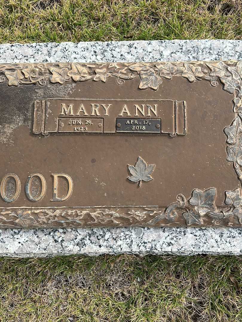 Mary Ann Fleetwood's grave. Photo 3