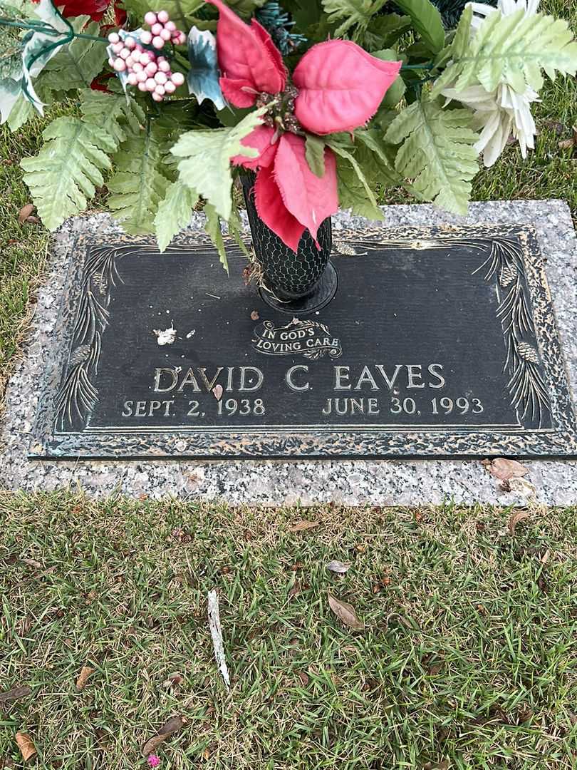 David C. Eaves's grave. Photo 1