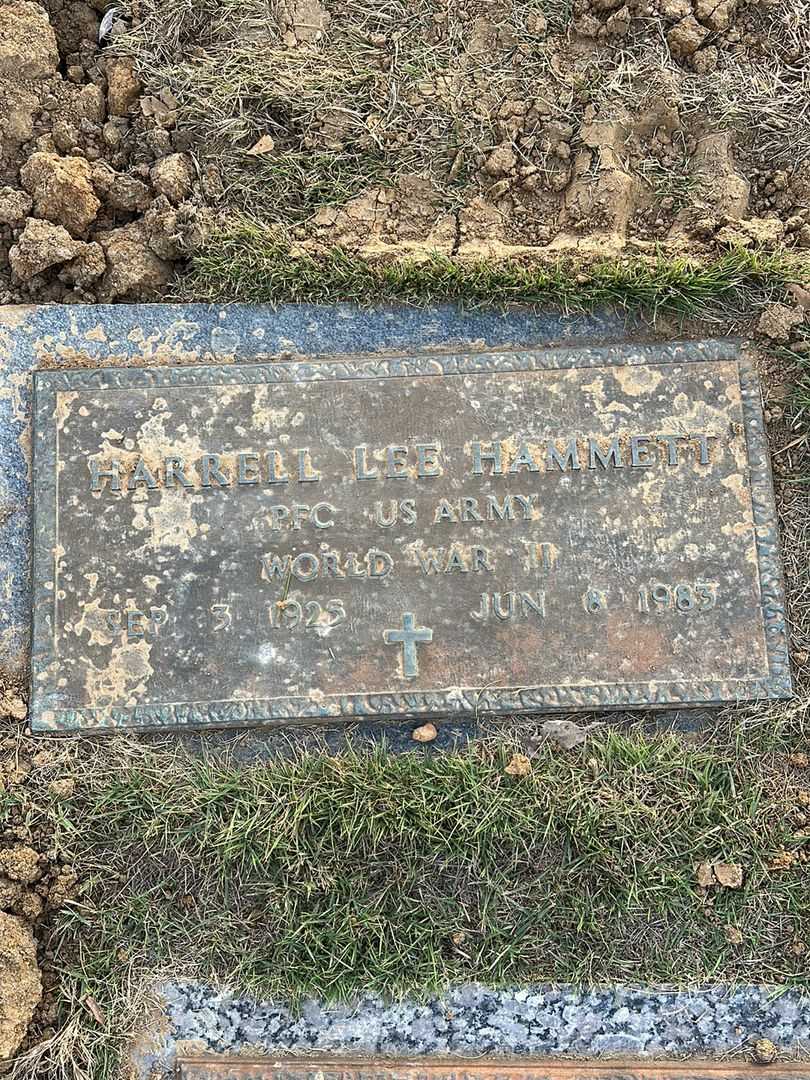 Harrell Lee Hammett's grave. Photo 5