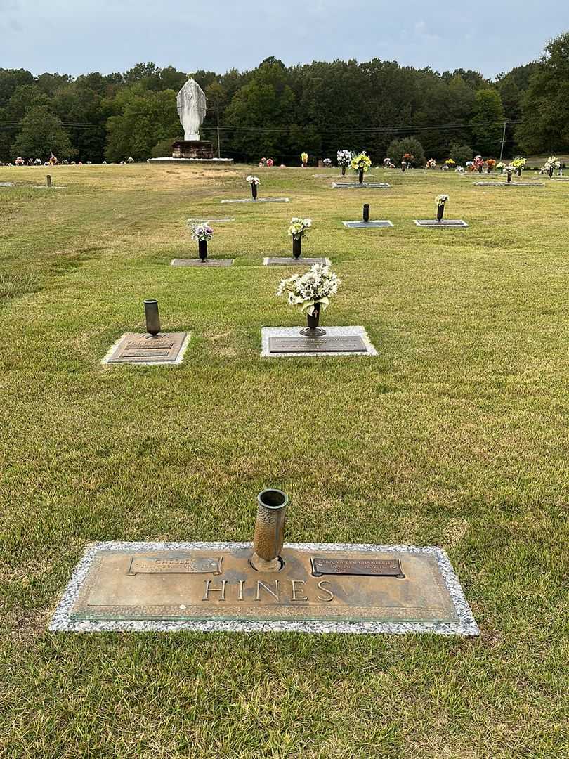 Sara Virginia Hamberlin Hines's grave. Photo 2