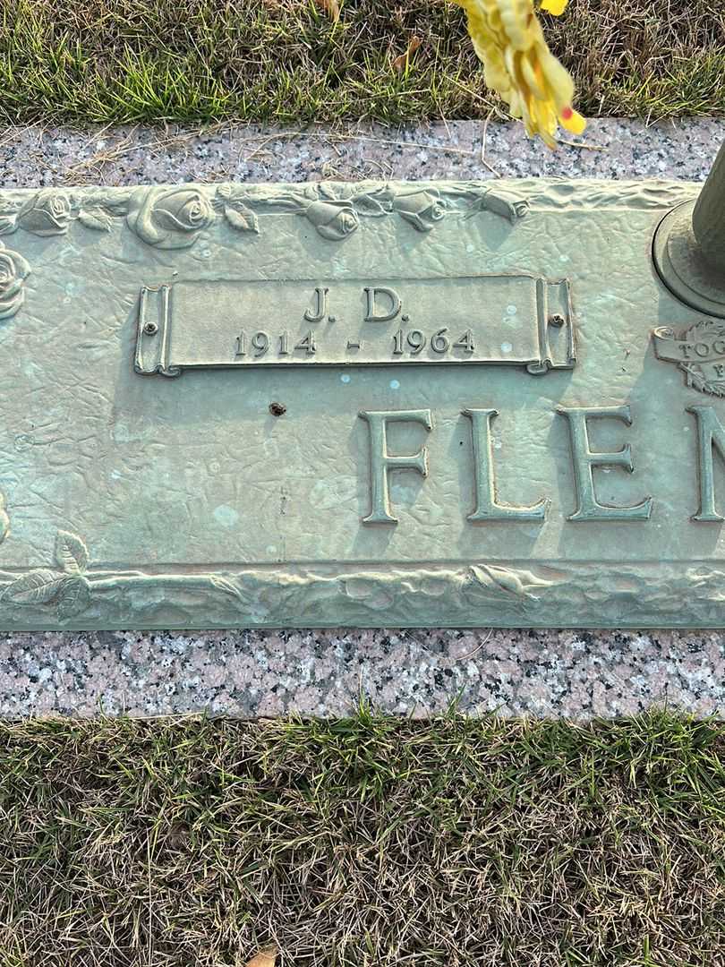 Joseph D. Fleming's grave. Photo 3