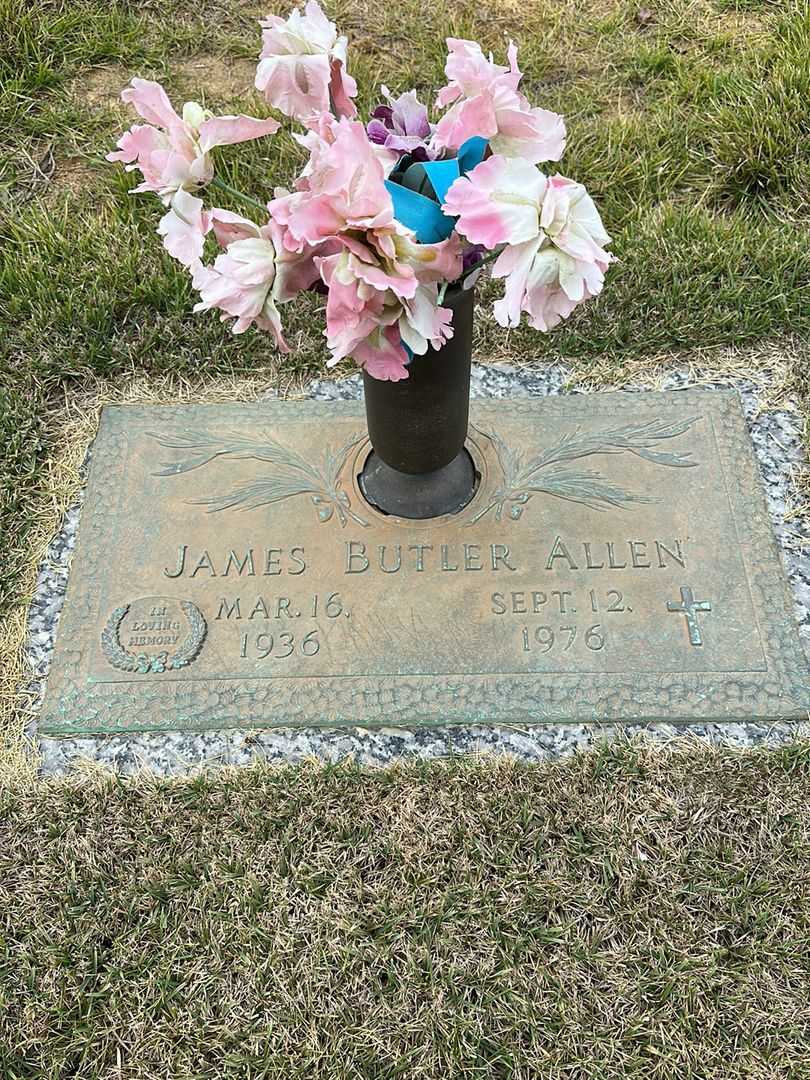 James Butler Allen's grave. Photo 1