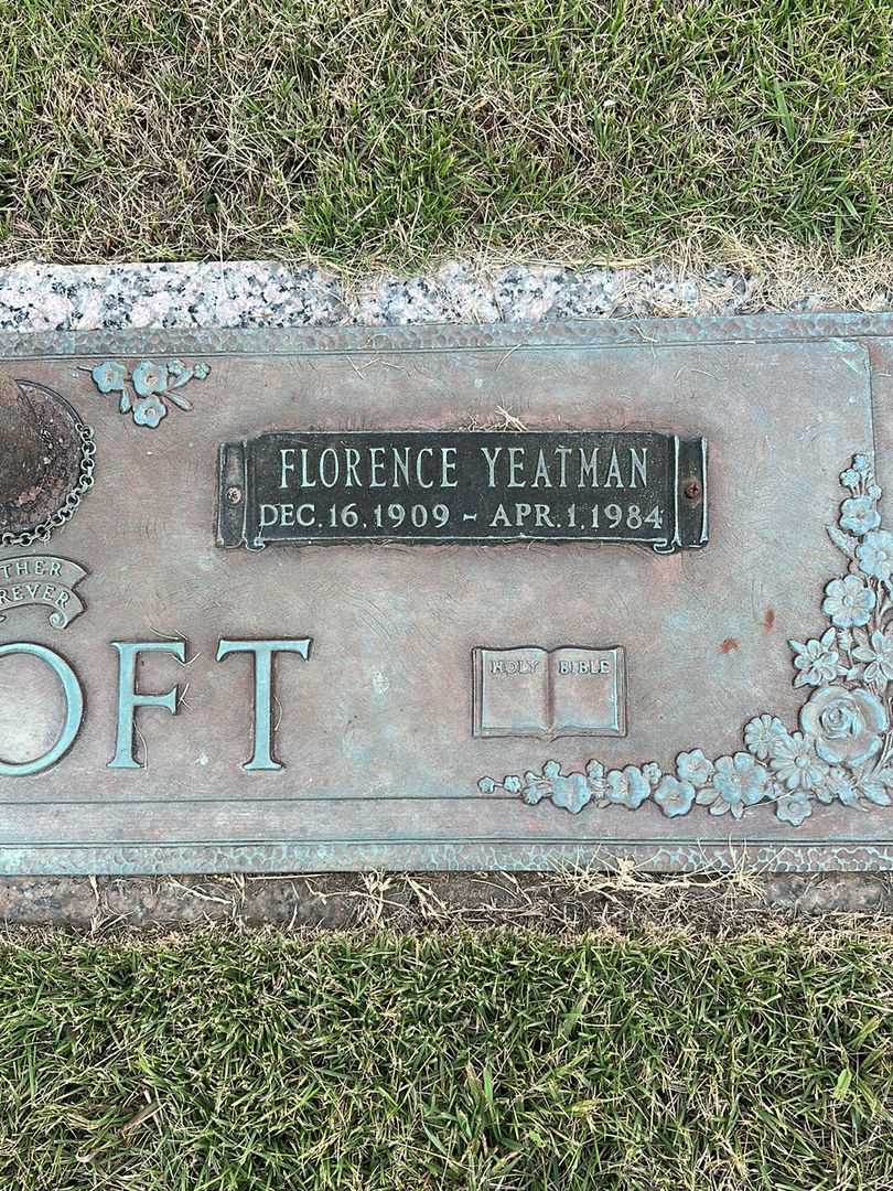 Florence Yeatman Croft's grave. Photo 3