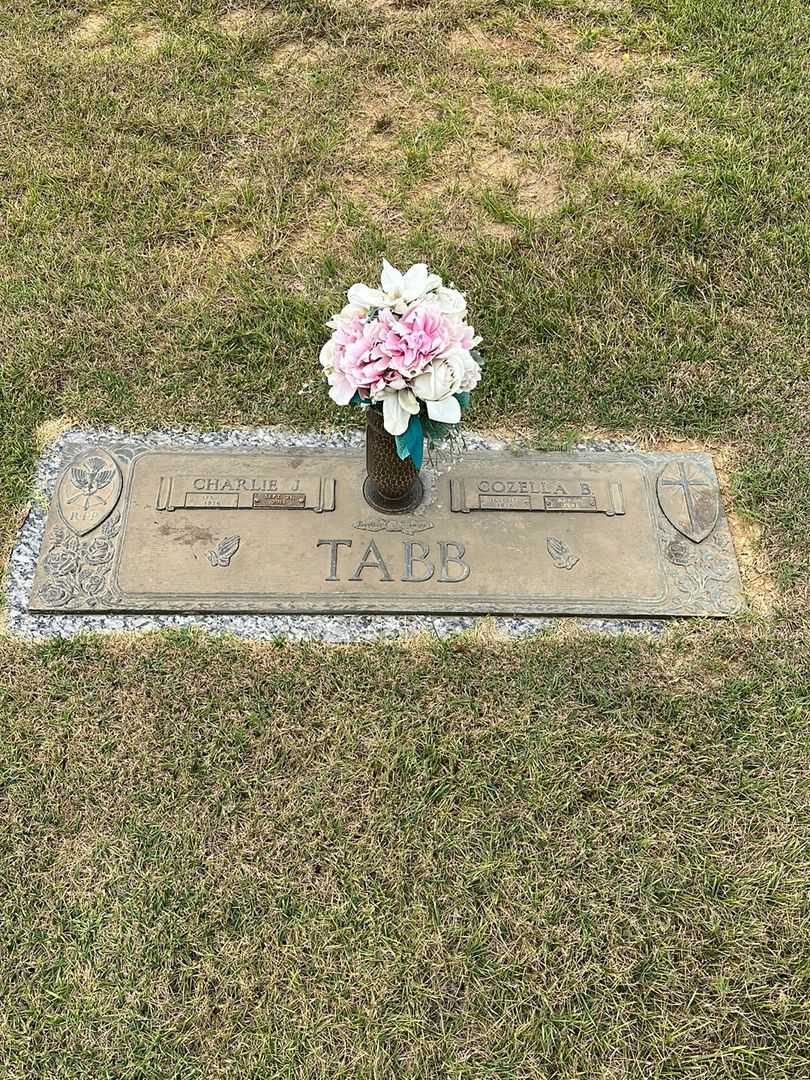 Cozella B. Tabb's grave. Photo 1
