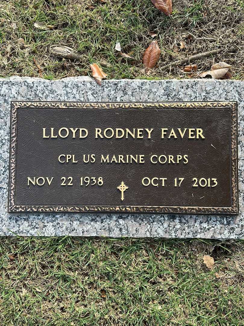 Lloyd Rodney Faver's grave. Photo 5
