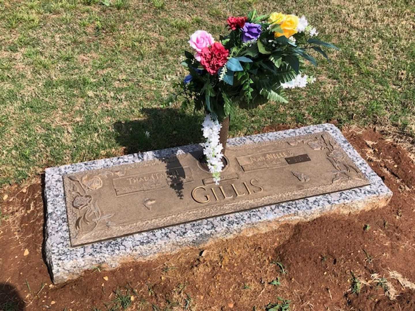 Nan Nelle B. Gillis's grave. Photo 1