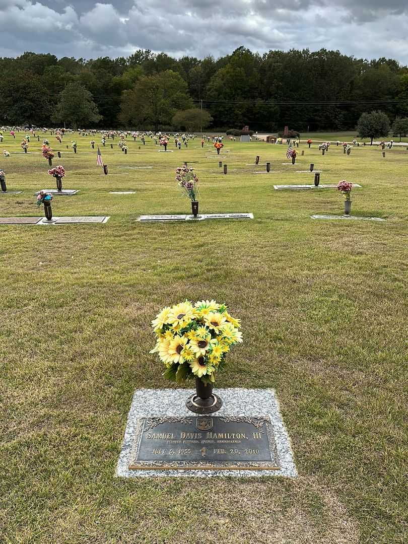 Samuel Davis Hamilton Third's grave. Photo 2