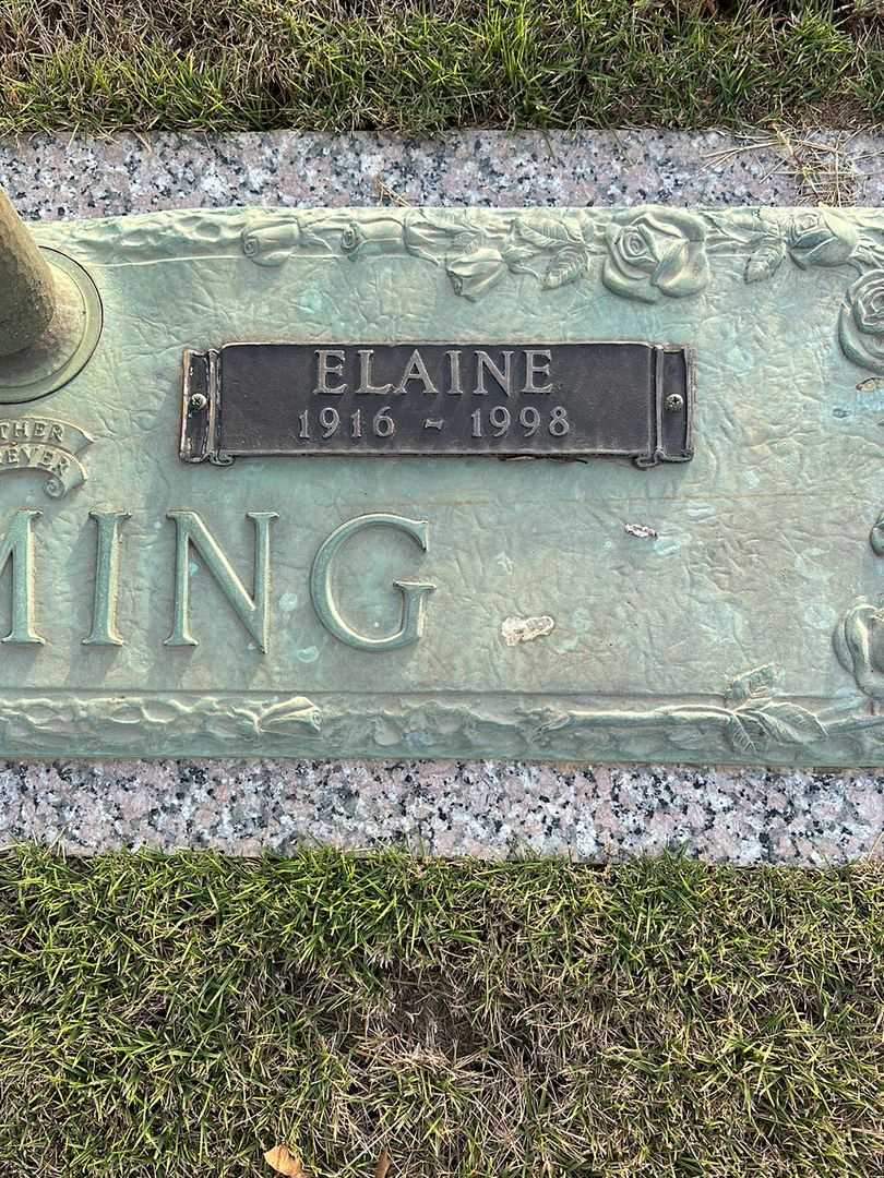 Elaine Bagwell Fleming's grave. Photo 3