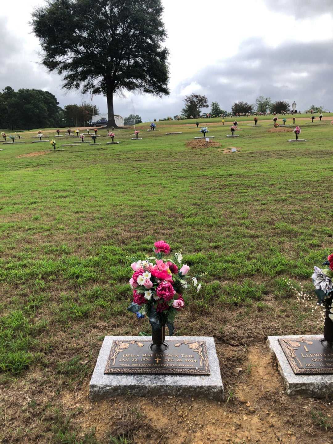 Della Mae Tate's grave. Photo 1