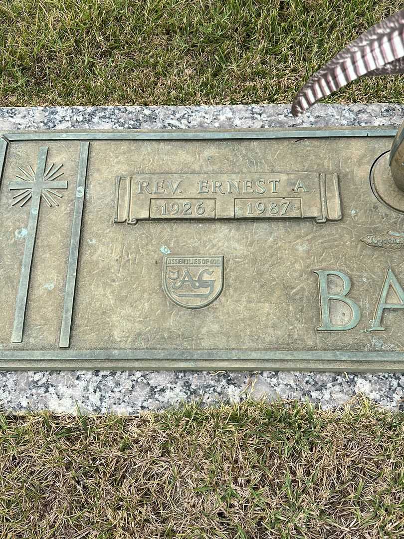 Reverend Ernest A. Bane Senior's grave. Photo 3