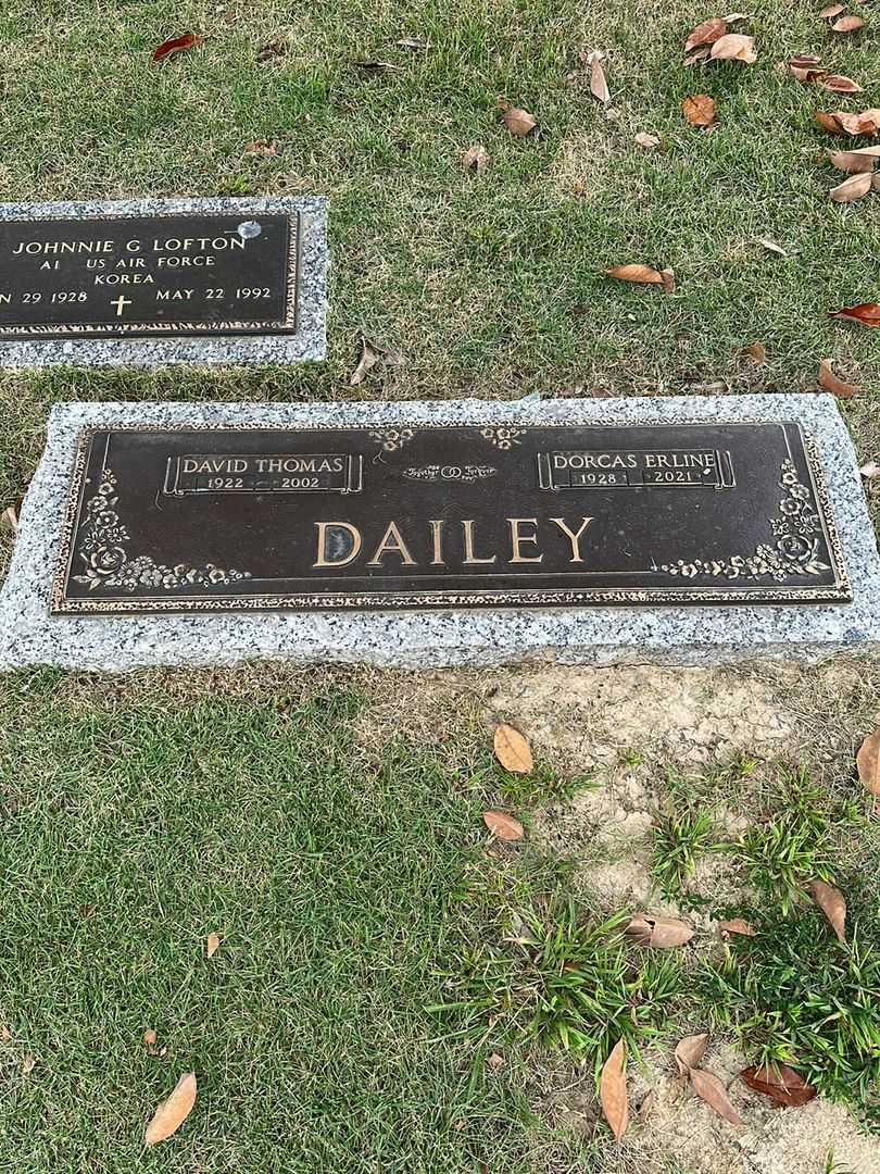 Dorcas Erline Dailey's grave. Photo 1