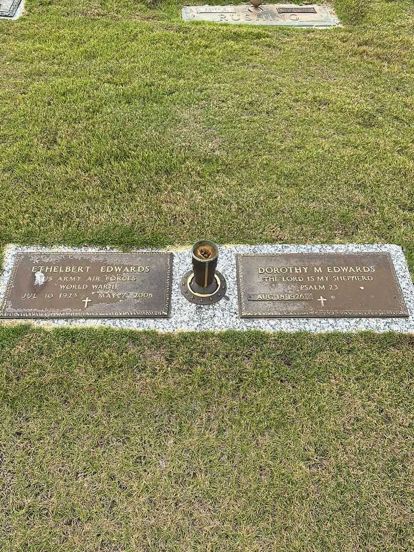 Ethelbert Edwards's grave. Photo 1