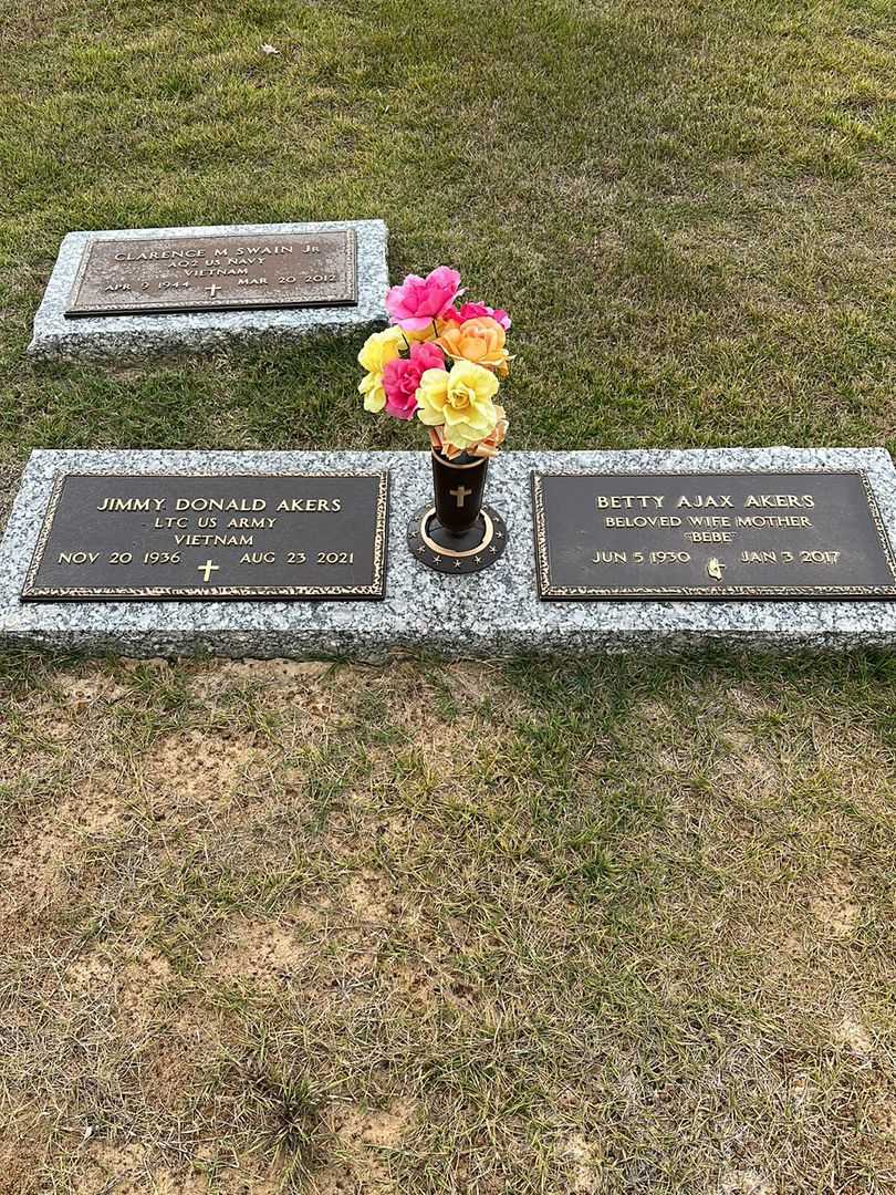 Jimmy Donald Akers's grave. Photo 1
