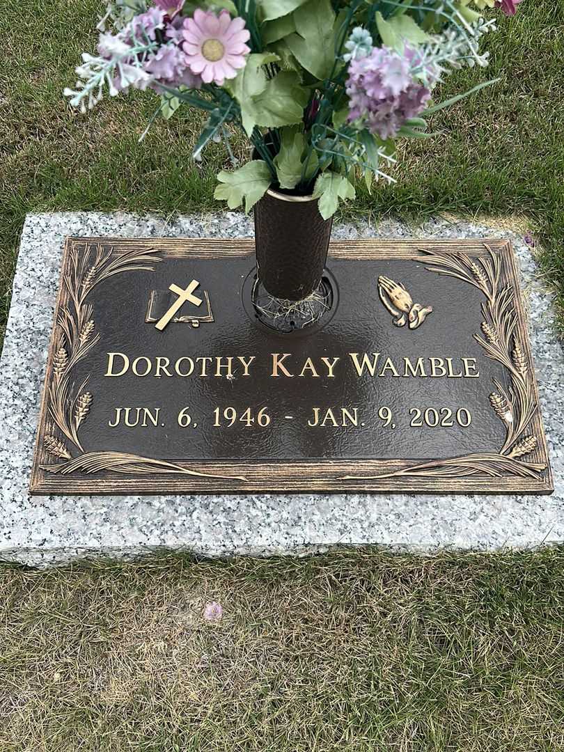 Dorothy Kay Wamble's grave. Photo 1