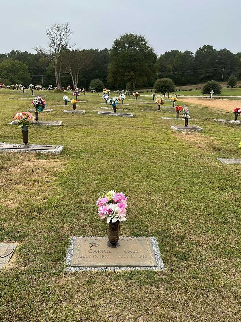 Carrie S. Tabb's grave. Photo 2
