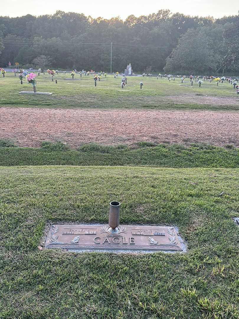 Samuel L. Cagle's grave. Photo 2