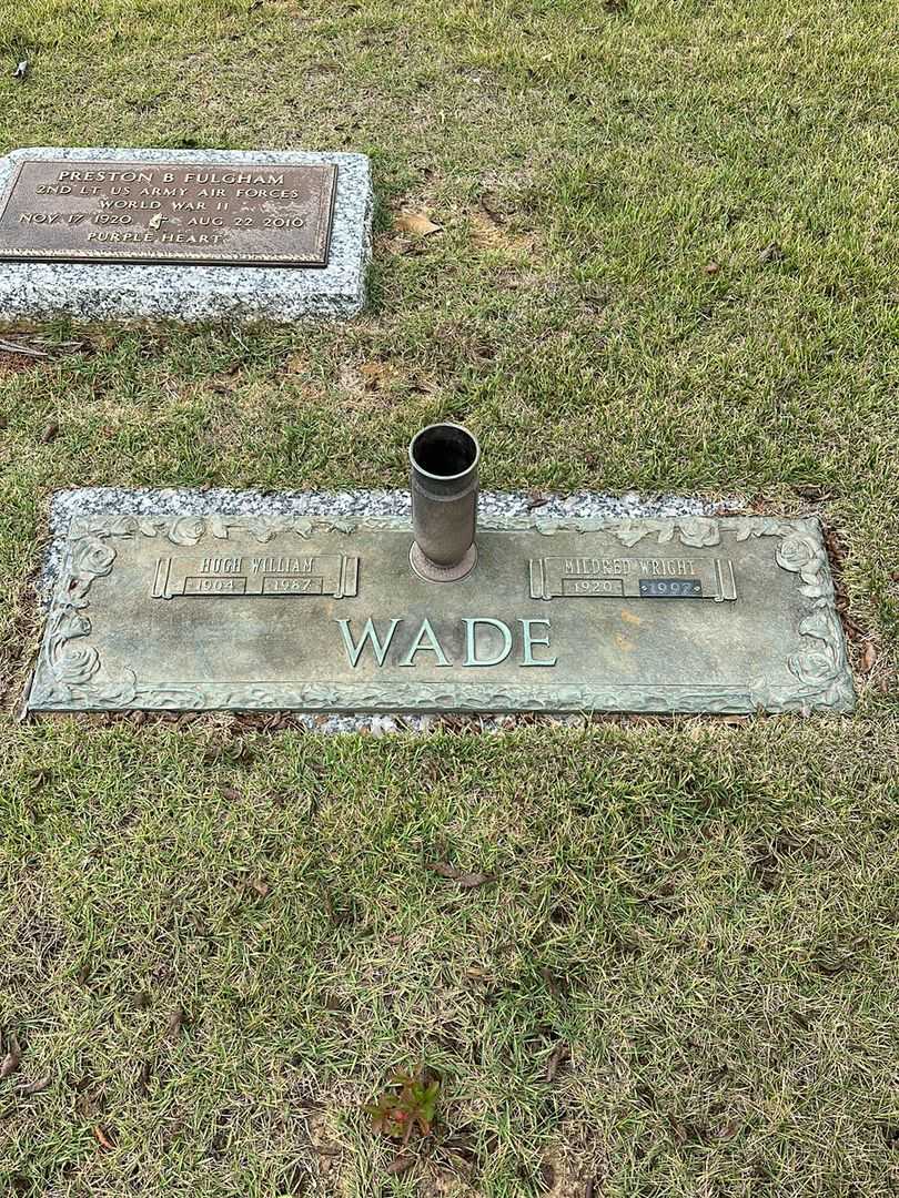 Hugh William Wade's grave. Photo 1