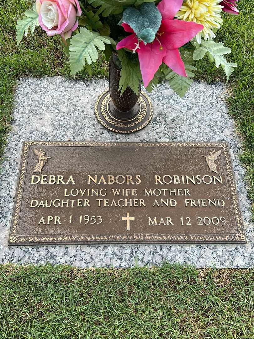 Debra Nabors Robinson's grave. Photo 1