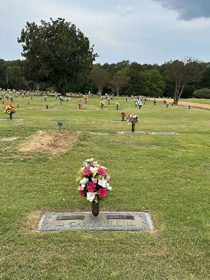 Frances Maurice Cantrell Cotton's grave. Photo 2