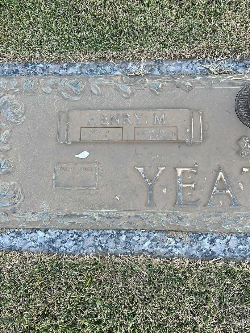 Henry M. Yeatman's grave. Photo 3