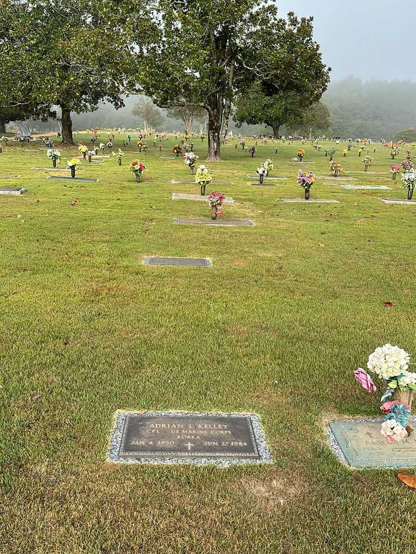 Adrian L. Kelley's grave. Photo 2