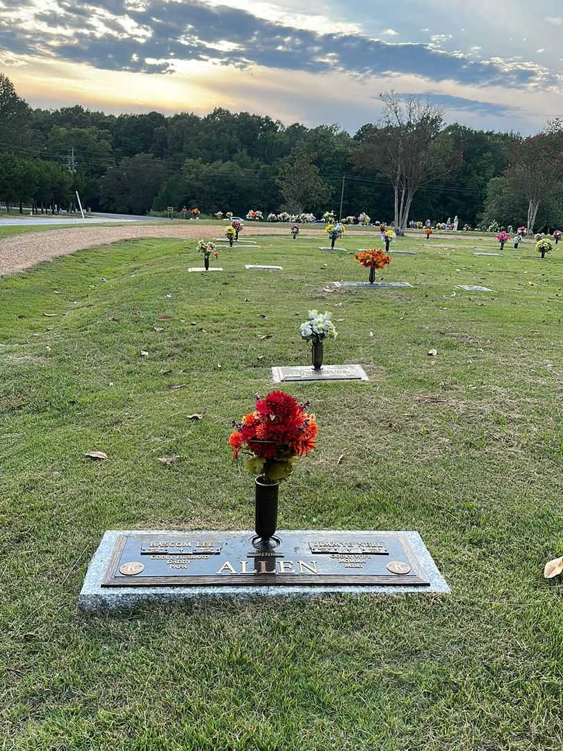Jimmye Nell Allen's grave. Photo 2