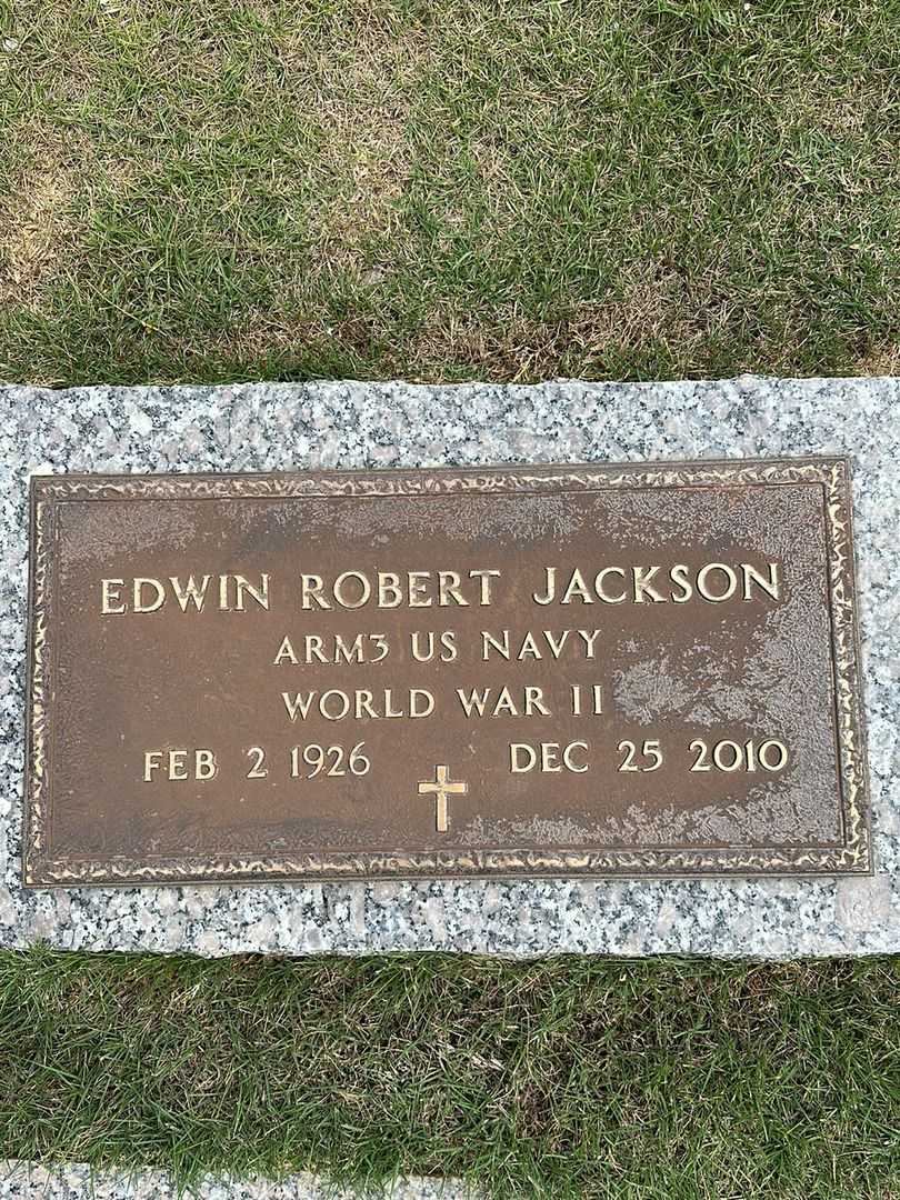 Edwin Robert "Babs" Jackson's grave. Photo 5