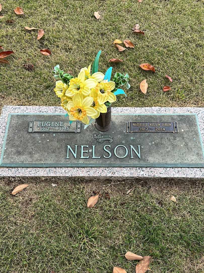 Eugene I. Nelson's grave. Photo 1