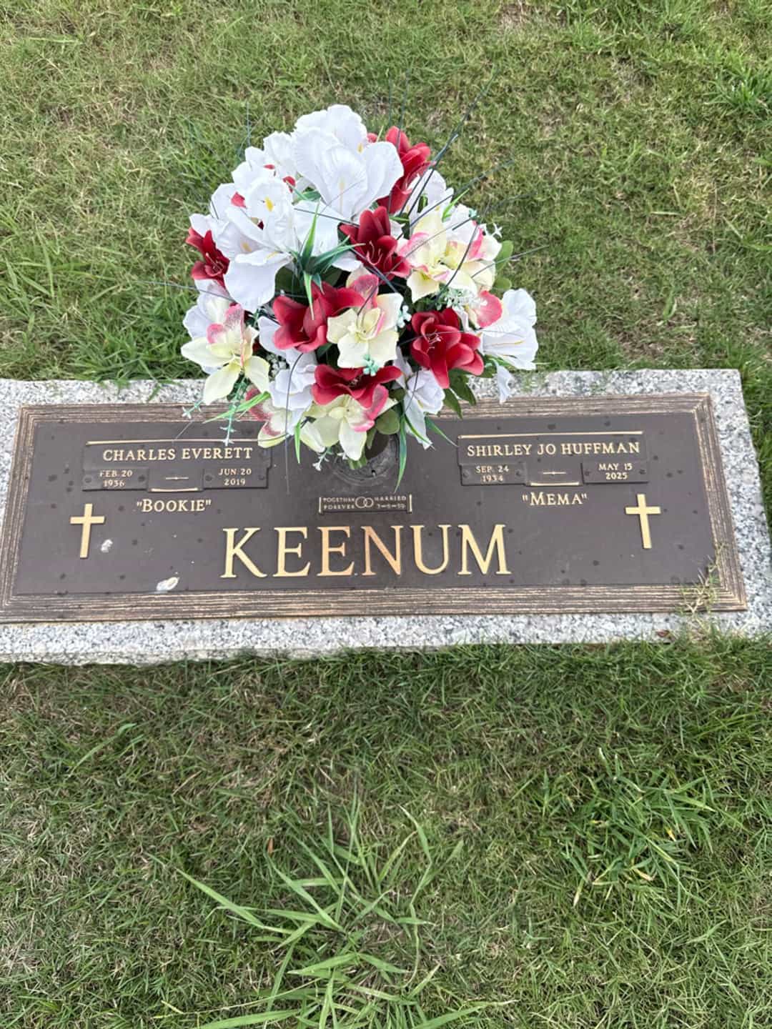 Charles Everett "Bookie" Keenum's grave. Photo 1